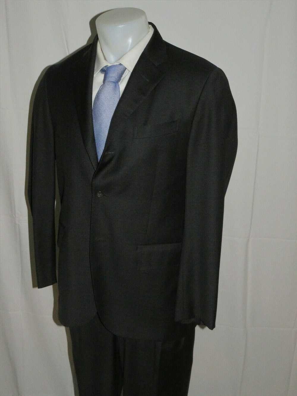 Polo Ralph Lauren Corneliani Solid Charcoal Gray … - image 7