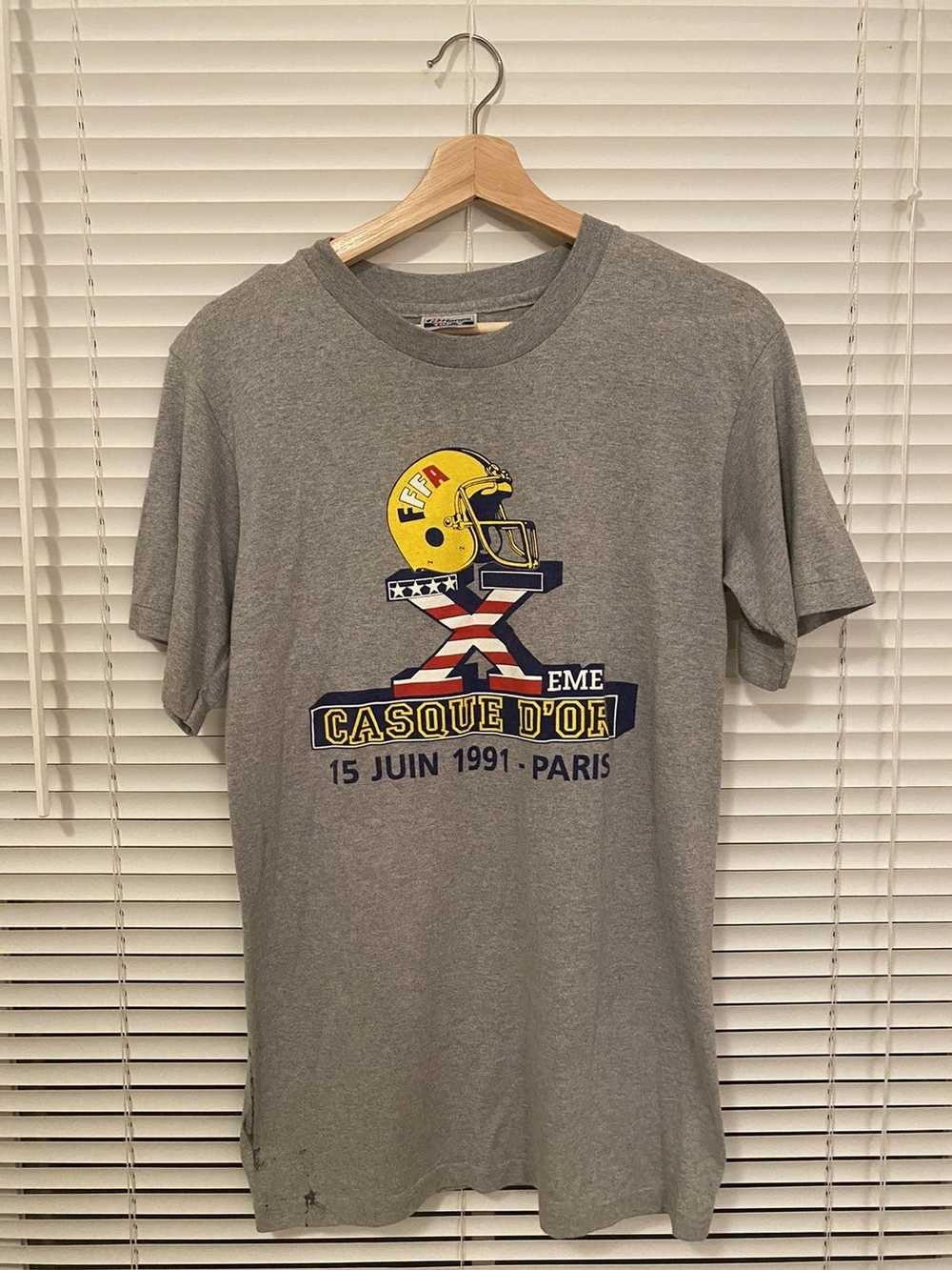 Vintage Vintage French-American Football Tshirt - image 1