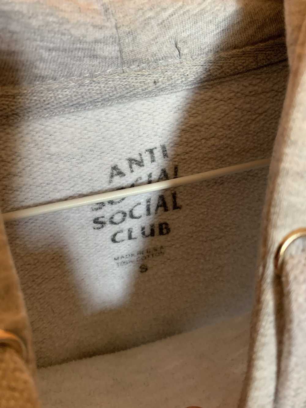Anti Social Social Club ASSC Gray Pink Hoodie - image 4