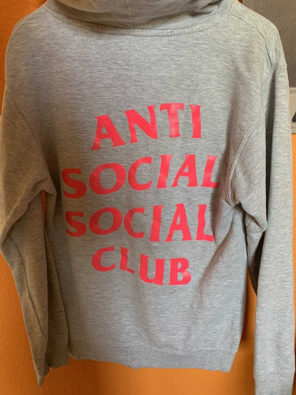 Anti Social Social Club ASSC Gray Pink Hoodie - image 5