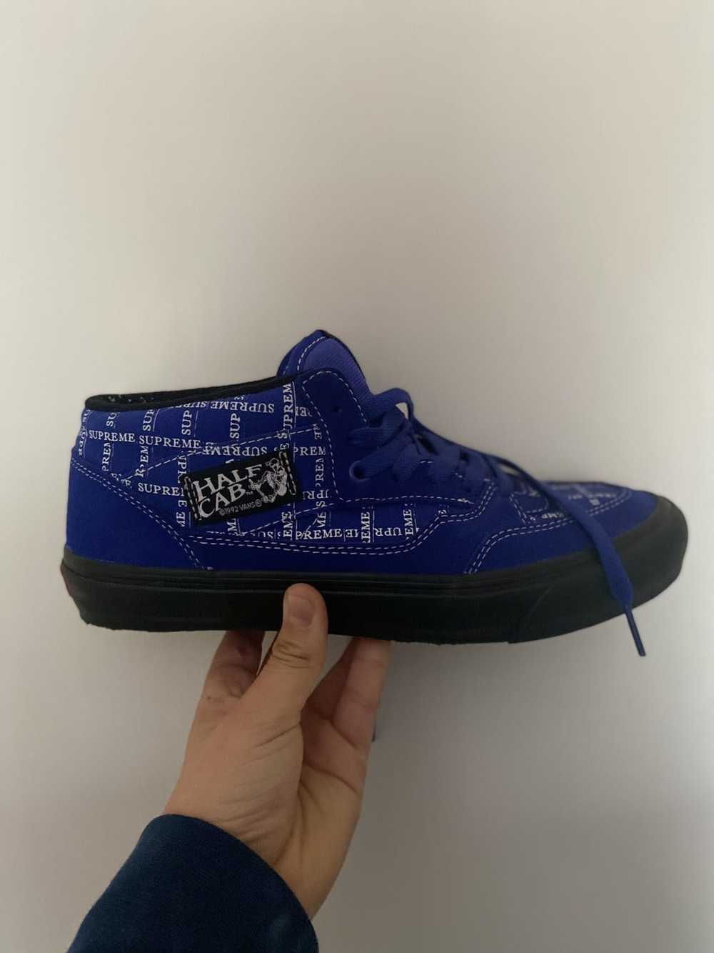 Supreme Vans Half Cab Pro '92 Grid Off Blue Men's Size 9