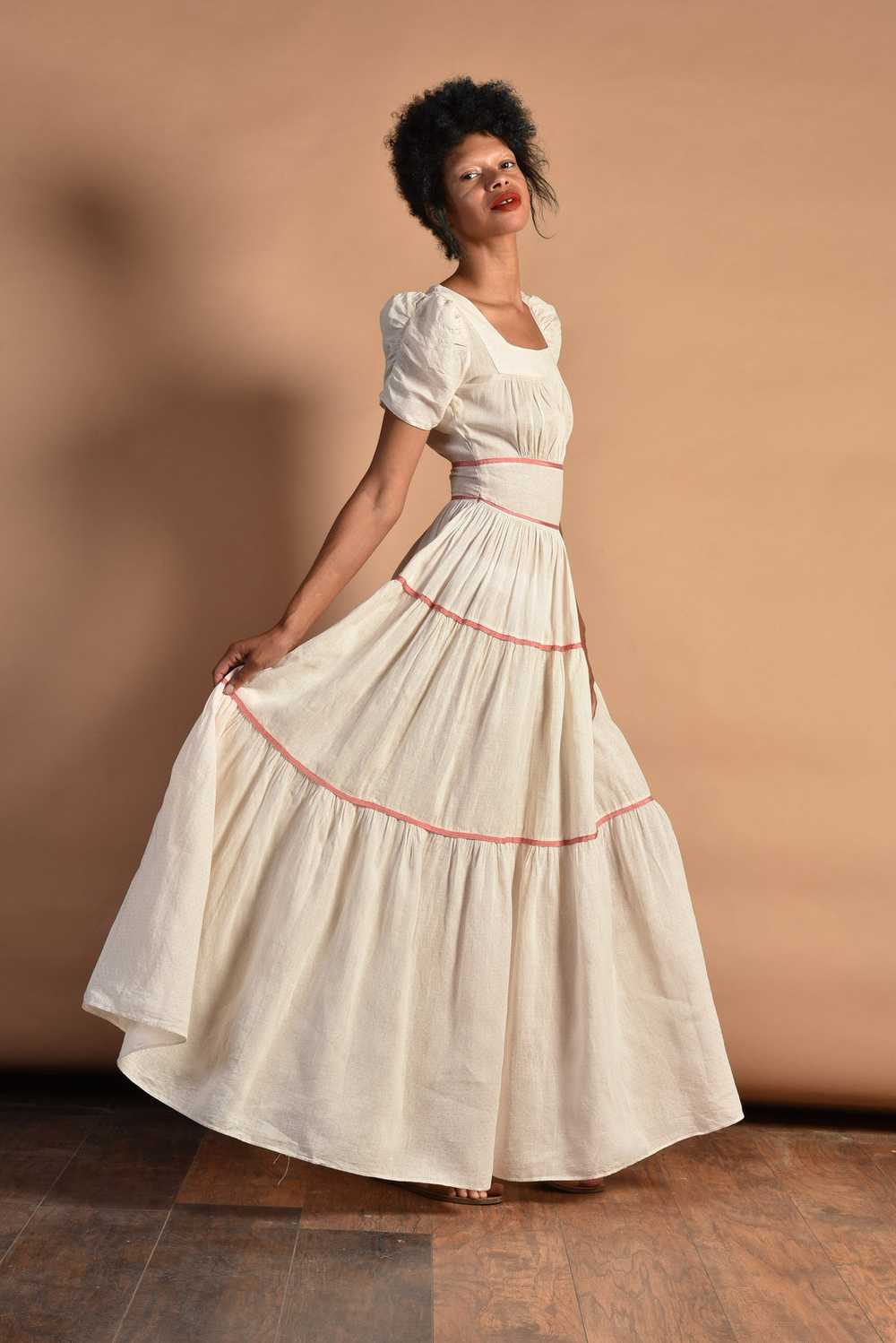Amma 30s Cotton Gauze Prairie Dress - image 9
