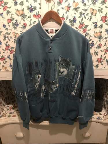 Vintage Vintage 90s Wolf Crewneck