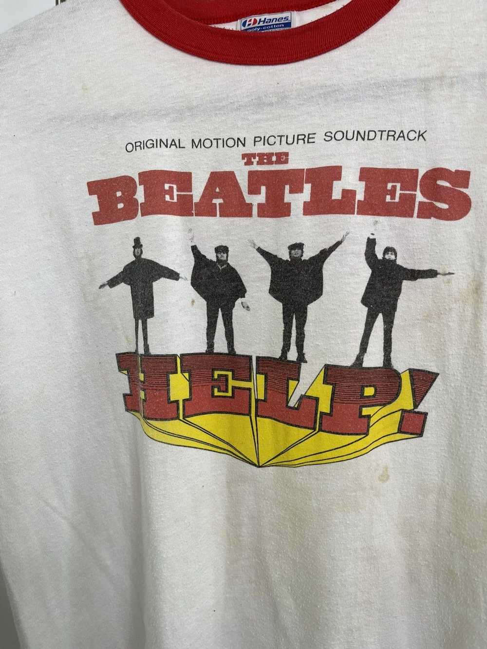 Band Tees × Vintage Vintage rare the Beatles help… - image 5