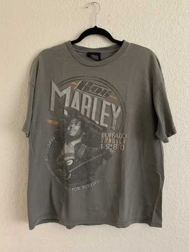 Bob Marley × Vintage 1990s Vintage Bob Marley Oliv