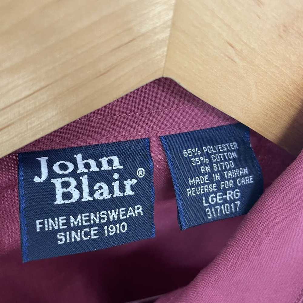 John Blair × Vintage Collared zip up light jacket - image 3
