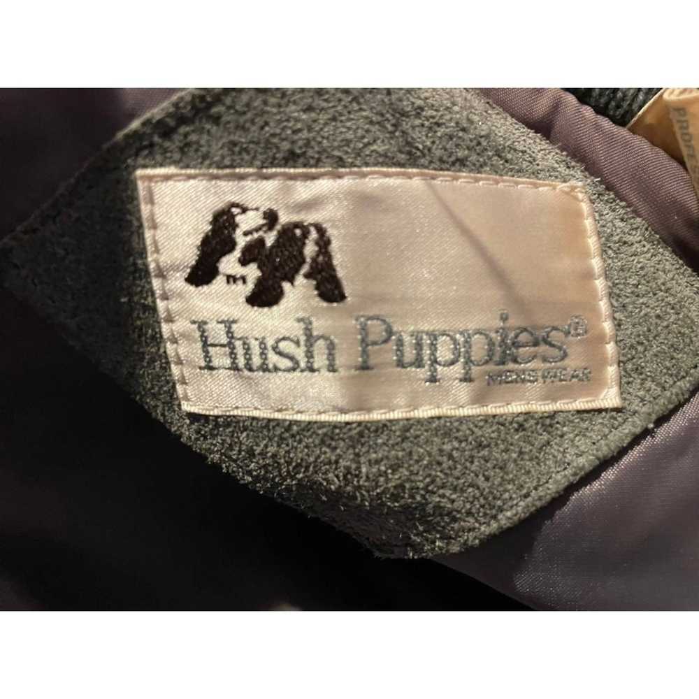 Hush Puppies VTG Men's Hush Puppies Leather Cardi… - image 2