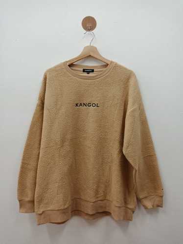 Kangol Kangol Spell Out Big Logo Brown Fleece