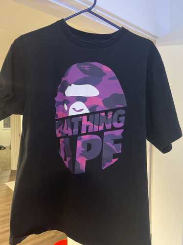 Bape Bape black and purple shirt - image 1