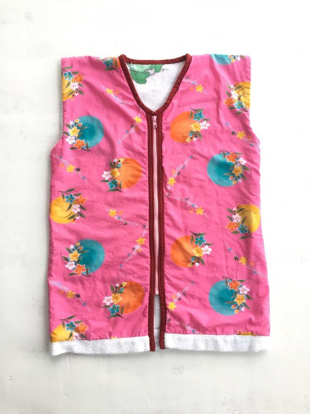 Art × Japanese Brand Rare Japanese Art Vest Colou… - image 1
