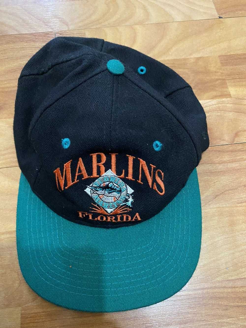 90's Florida Marlins The Game MLB Snapback Hat – Rare VNTG