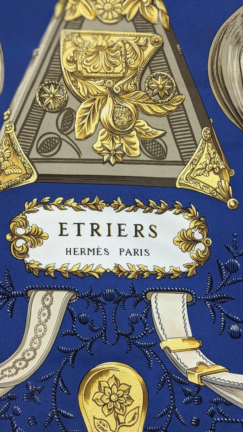 Hermes Hermes Etriers by F. De la Perriere Silk S… - image 3