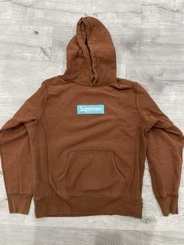 Supreme 2017 Box Logo Hoodie - Brown Sweatshirts & Hoodies