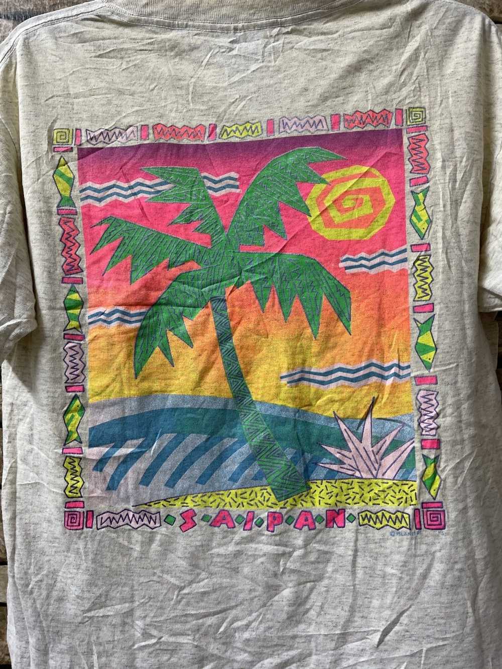 Hawaiian Shirt × Vintage VINTAGE SOFTEE SAIPAN IS… - image 2