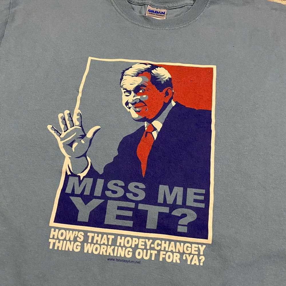 Gildan × Vintage Vintage Late 2000’s George Bush … - image 2