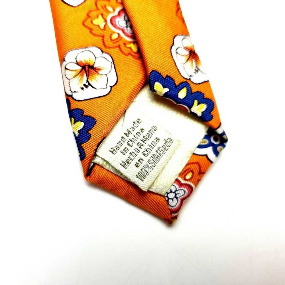 Tommy Bahama Tommy Bahama Silk Tie Orange Print S… - image 4