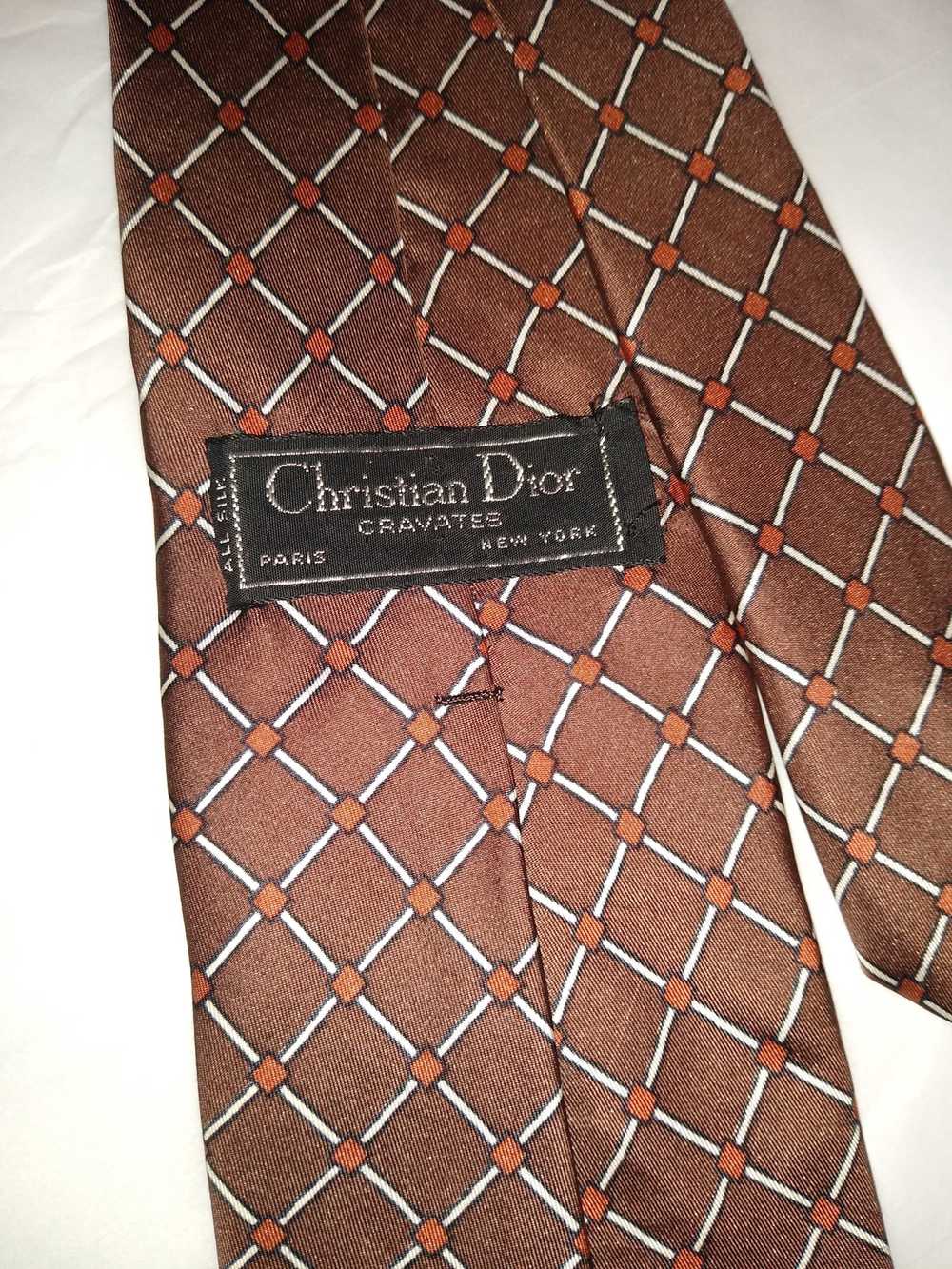 Christian Dior Monsieur Vintage 100% Silk Necktie - image 2