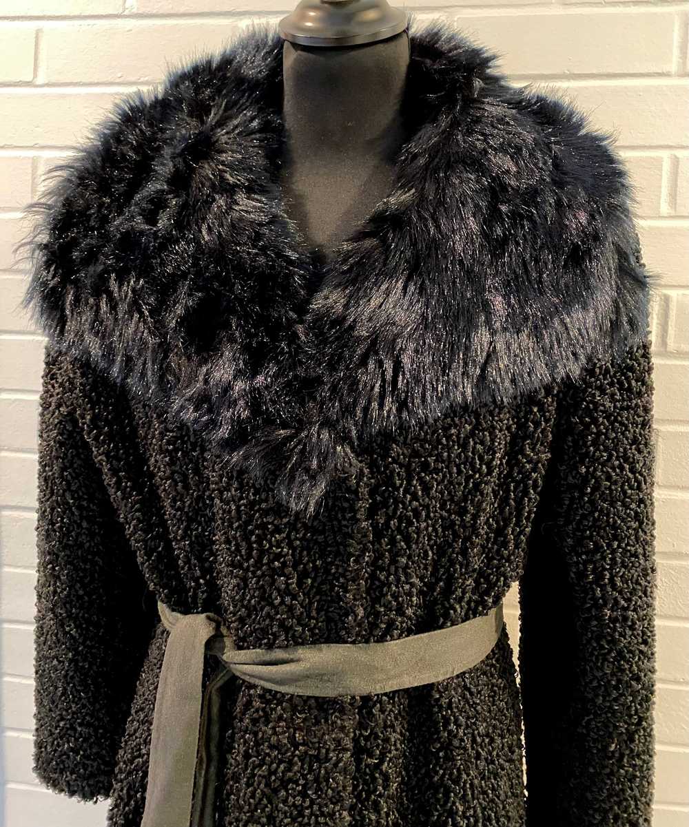Late 40s/ Early 50s Lenari Designed Faux Fur Coat - image 11