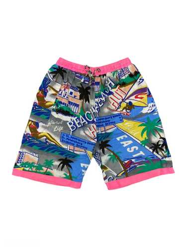 Loud 80s / 90s Vintage Cotton Summer Shorts with B