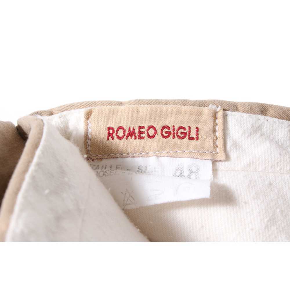 Romeo Gigli Trousers Cotton in Beige - image 5