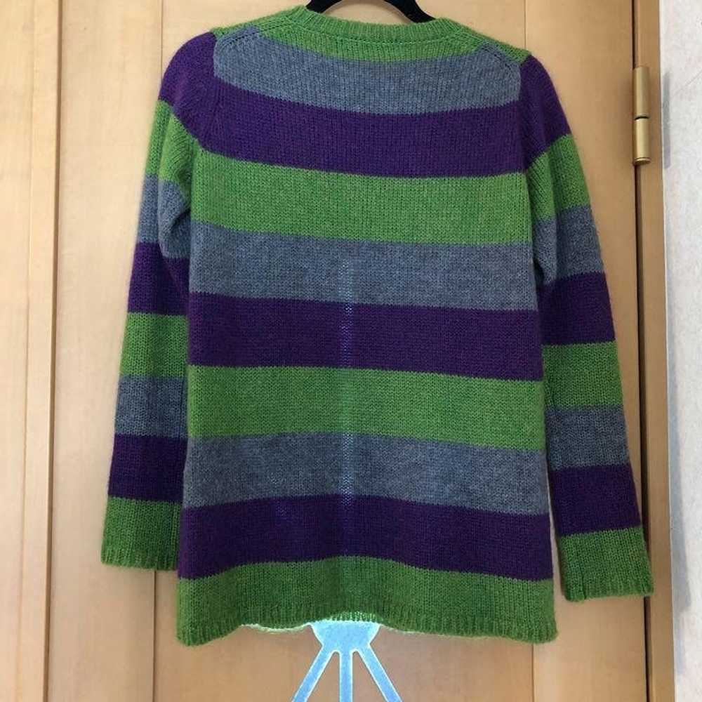 Undercover Mohair Striped Knit Sweater - image 2