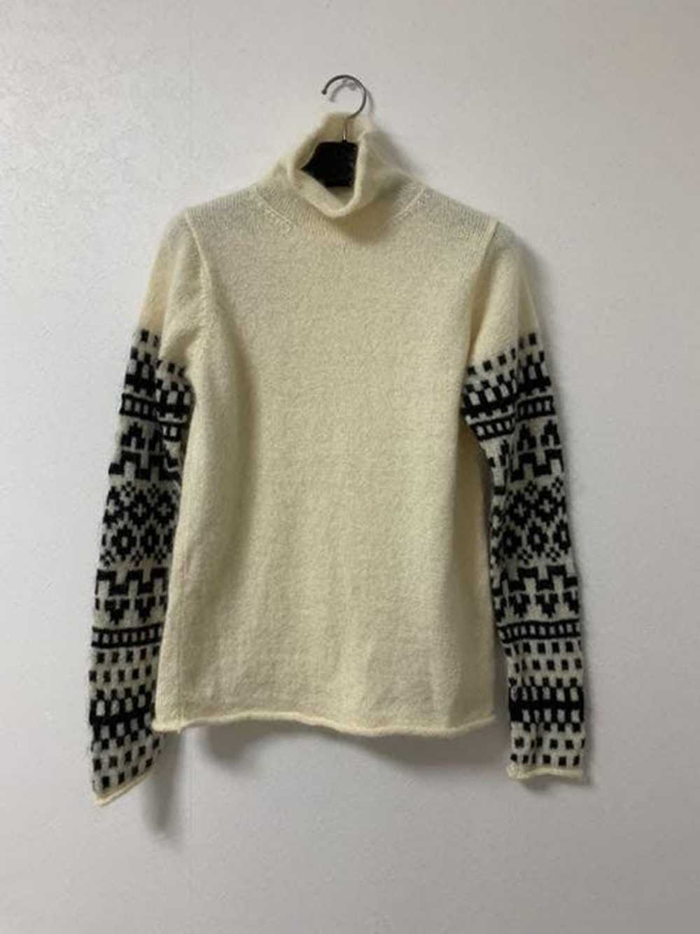 Yohji Yamamoto Mohair Turtleneck Knit Sweater - image 1