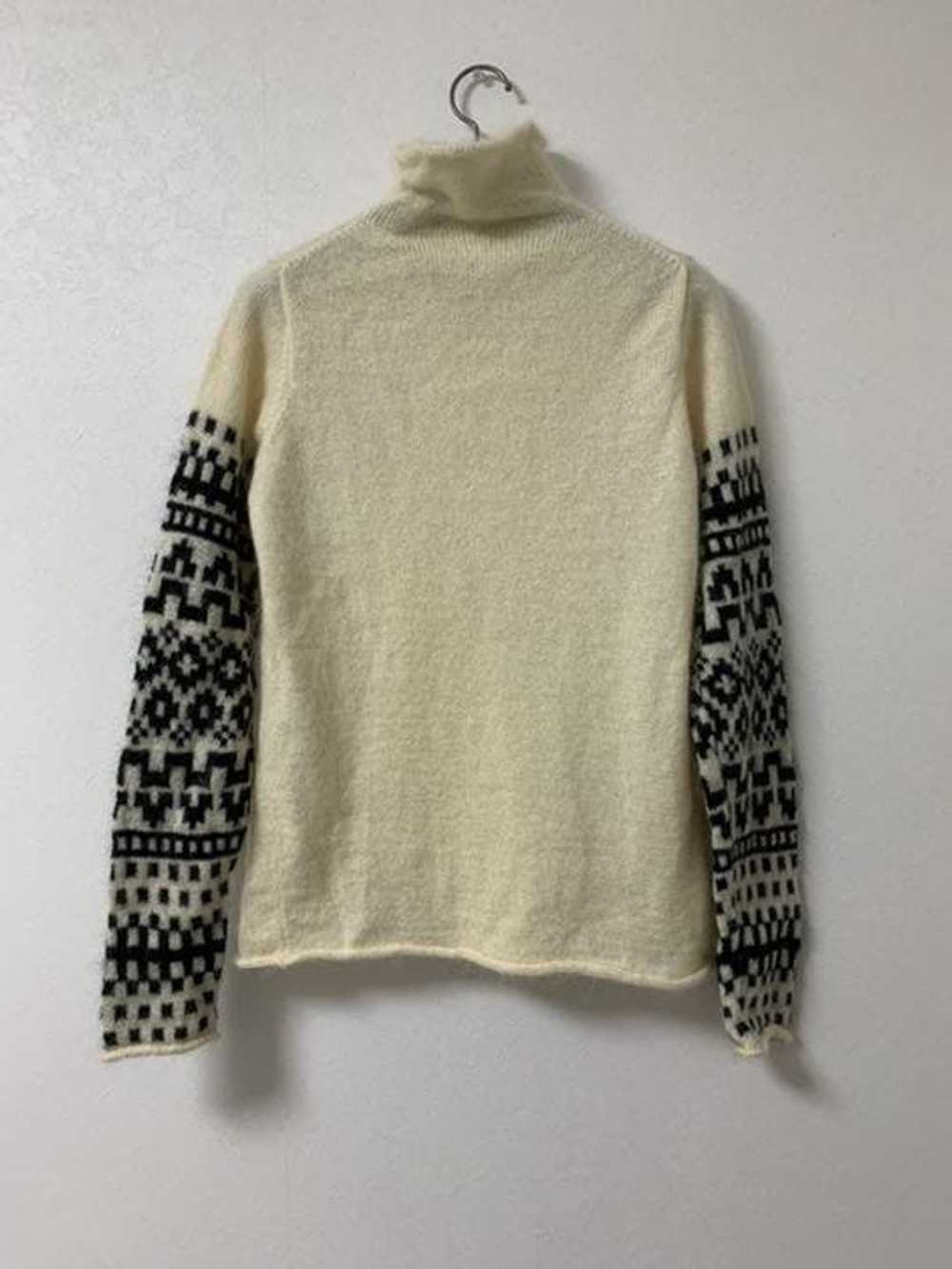 Yohji Yamamoto Mohair Turtleneck Knit Sweater - image 2