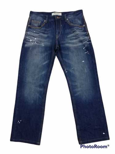 Distressed Denim × Japanese Brand POLHAM jeans - image 1