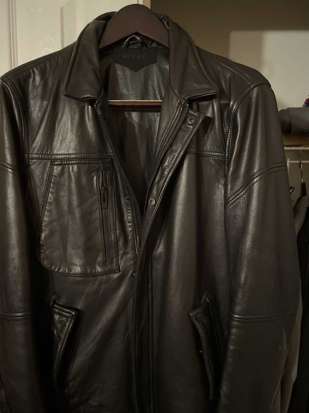Rogue Leather shirt Jacket - image 10