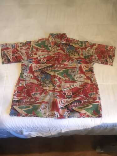 MLB St. Louis Cardinals Baseball World Series Reyn Spooner Hawaiian Shirt  Sz 2XL