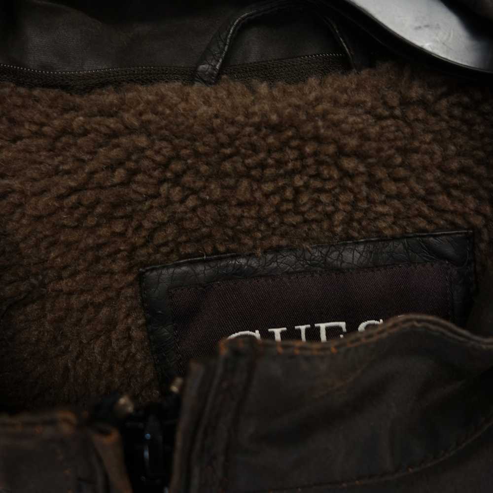 Guess × Vintage Sherpa Faux Leather Heavy Durable… - image 5