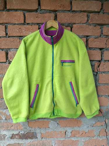 Montbell Montbell Fleece Jacket Green Colour Cross
