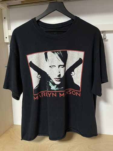 Marilyn Manson × Vintage Marilyn Manson Cropped T… - image 1