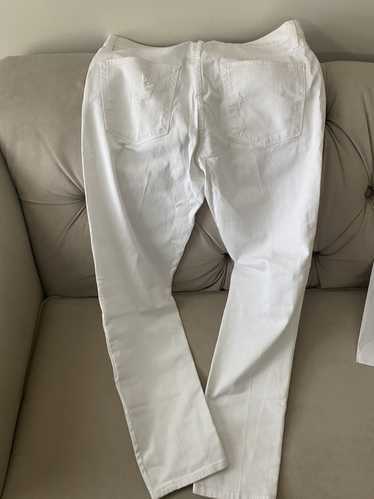 J Brand J-Brand Distressed White Denim (Size 33)