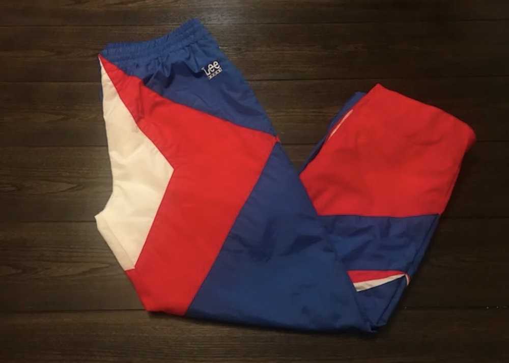 Lee × NBA × Vintage Vintage NBA Warmup Pants 76ers - image 1