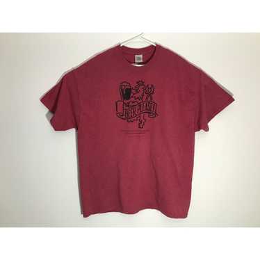 Gildan Gildan Beer Please Mens XXL Red T Shirt *7 - image 1