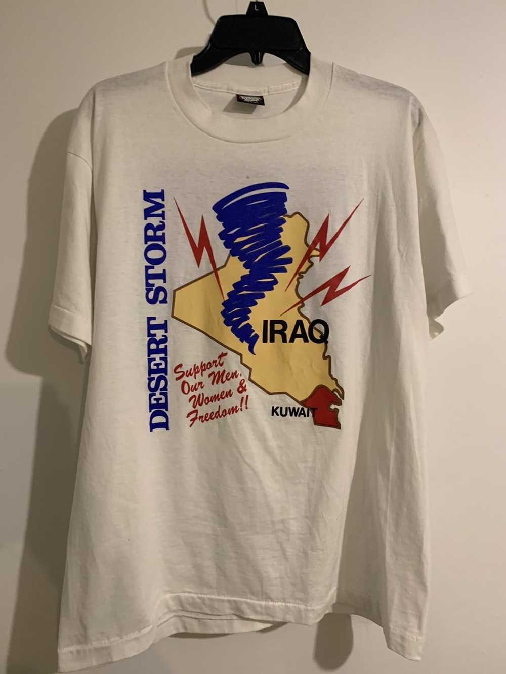 Us Air Force × Vintage Vintage Desert Storm Tee S… - image 1