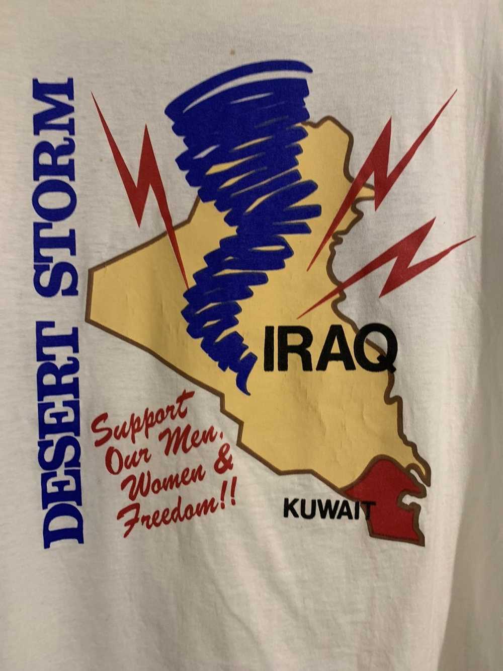 Us Air Force × Vintage Vintage Desert Storm Tee S… - image 2