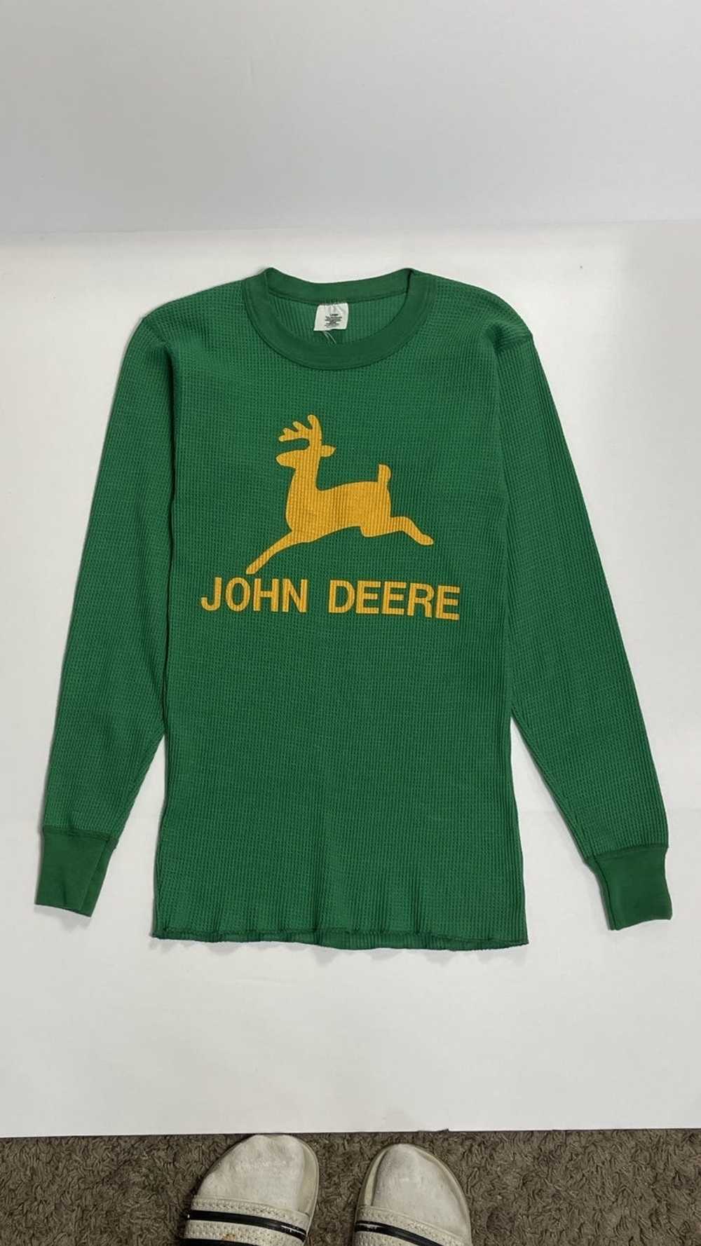 John Deere × Vintage ‘80s John Deere Waffle-knit … - image 1
