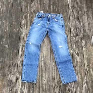 Levis Jeans Y2K Brown Tab Mens 33 x 27.5 Cotton Blend Medium