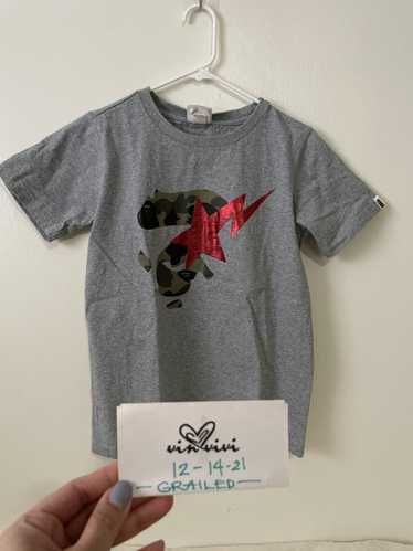 Bape Bathing ape grey T shirt small ladies