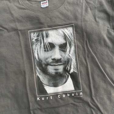 Band Tees × Kurt Cobain × Nirvana Vintage Kurt Co… - image 1