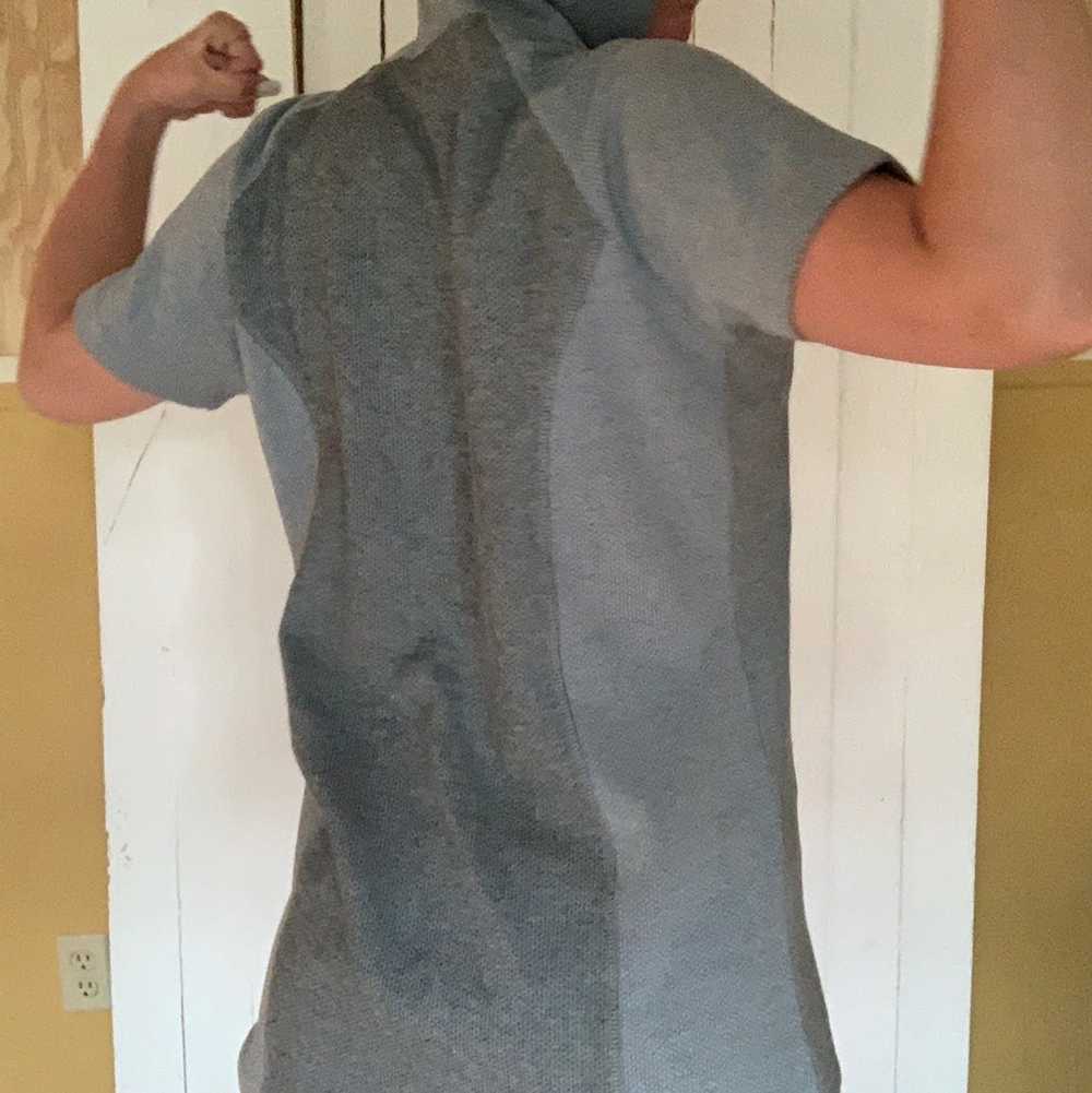 Gymshark Gymshark gray short sleeve hoodie gym we… - image 2