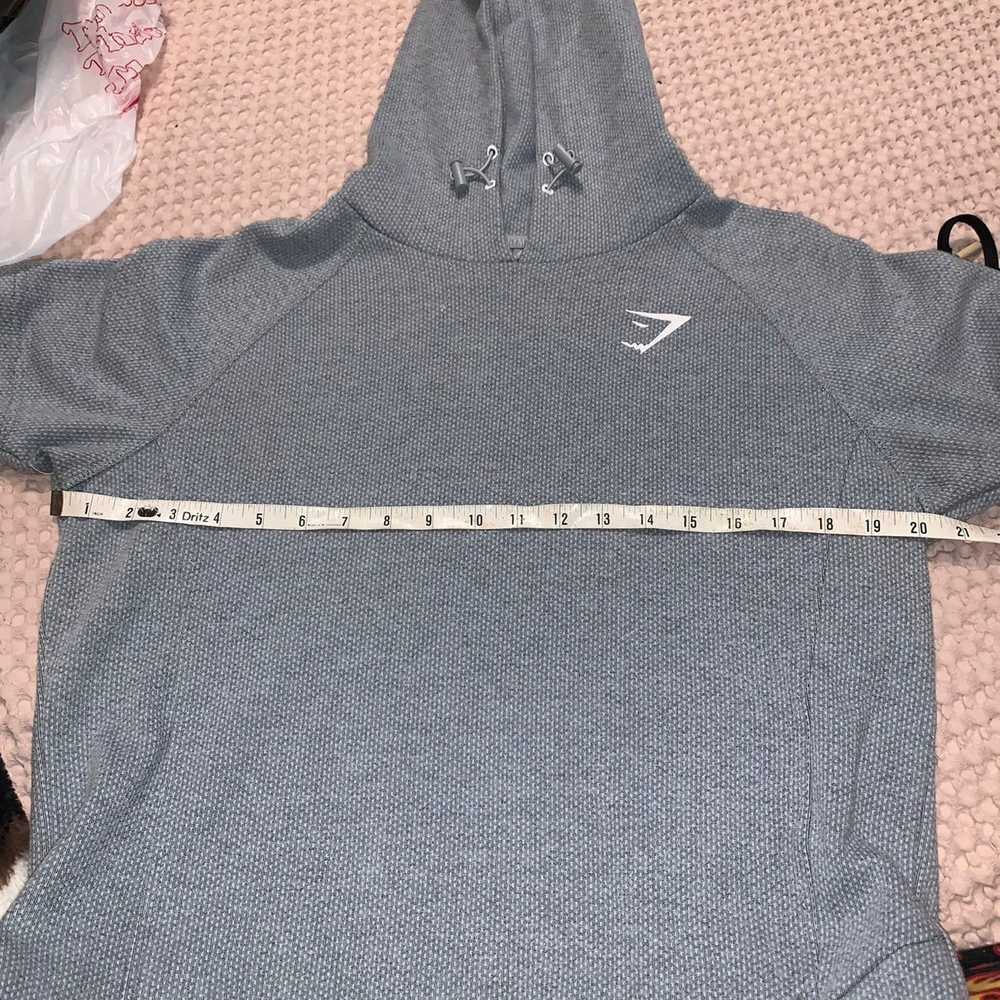 Gymshark Gymshark gray short sleeve hoodie gym we… - image 4