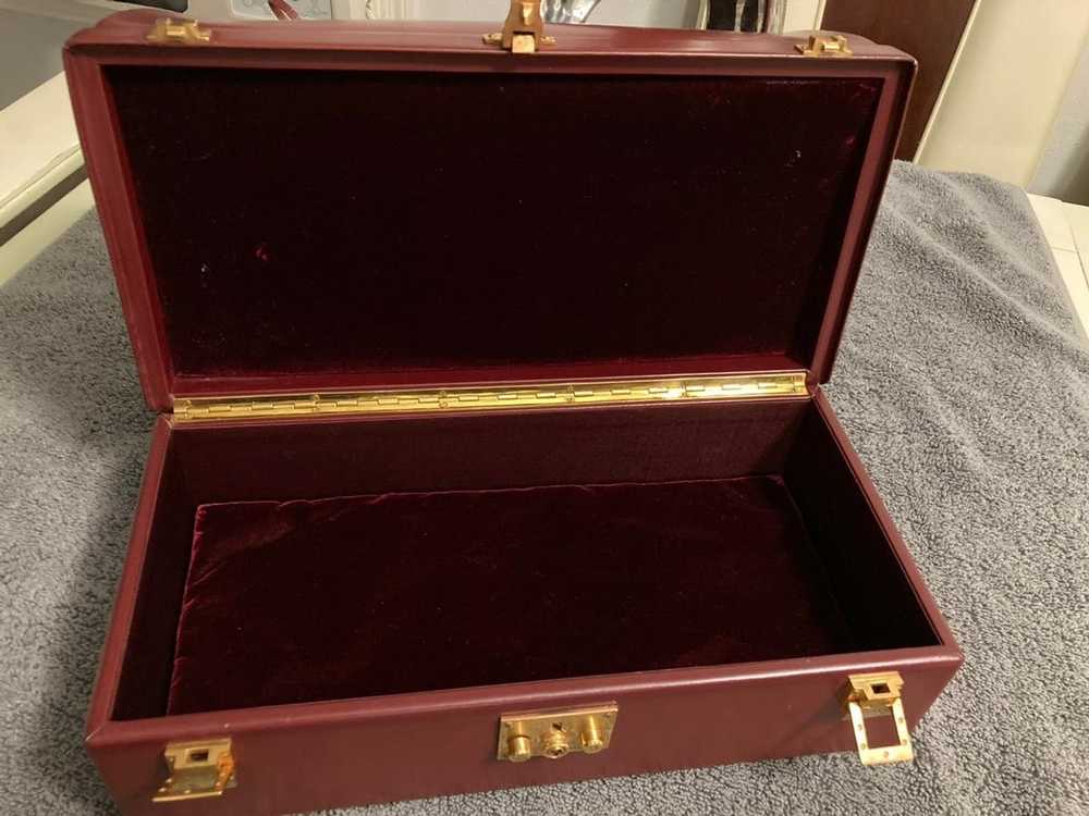 Hermes Sac Mallette Leather Jewelry Box Travel Ca… - image 11
