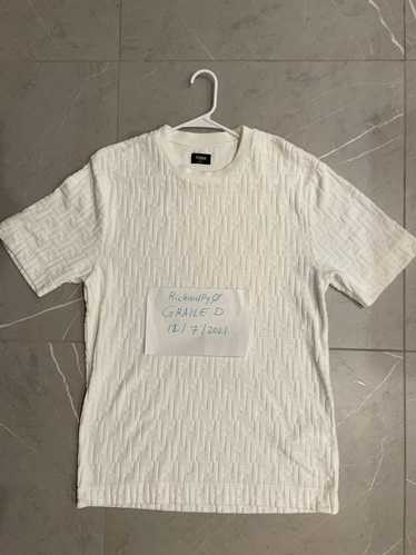 Fendi White Chenille T-Shirt