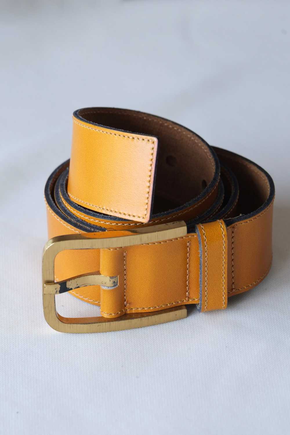 L'AIGLON Marcello Leather Belt - image 2