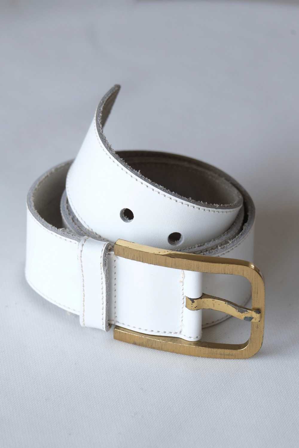 L'AIGLON Marcello Leather Belt - image 3