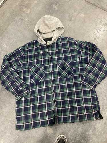 Vintage VTG 90s Ozark Trail Plaid Padded Hoodie Ja