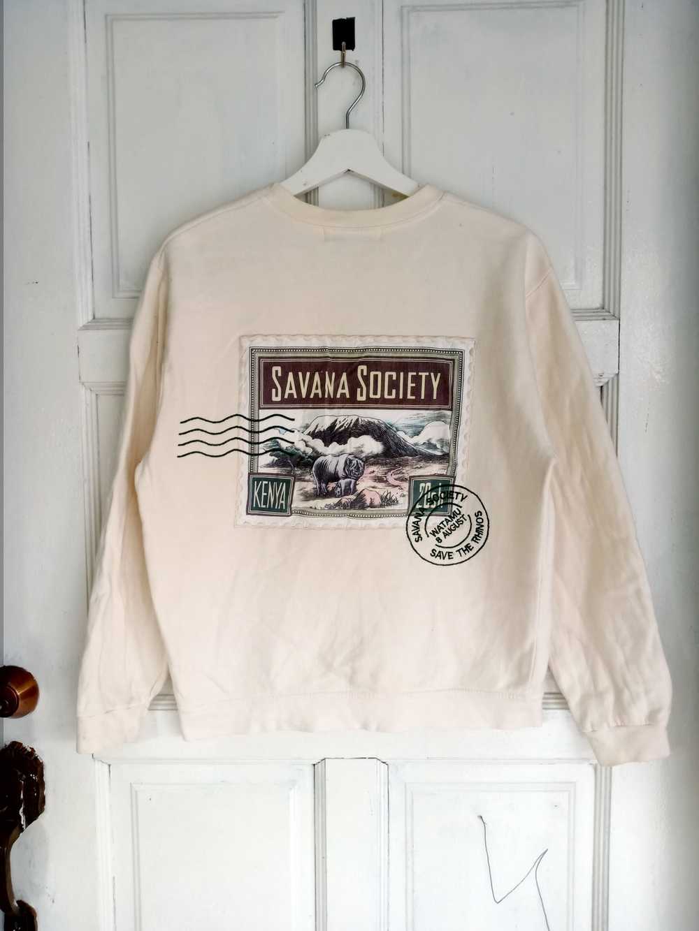 Animal Tee × Vintage Savana Society save rhinos S… - image 1